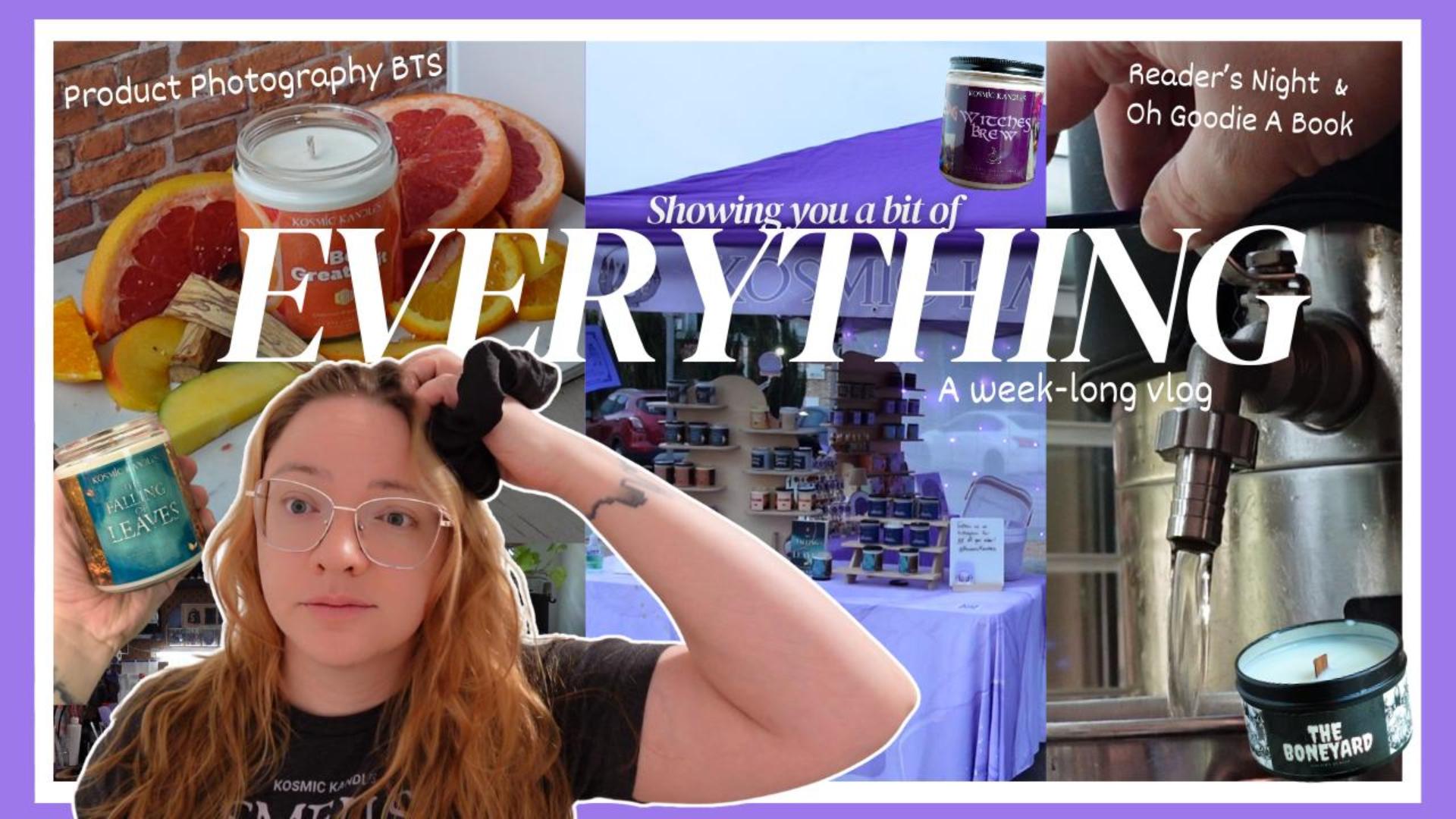 The First Week of Month is the Busiest - Oh Goodie A Book & Reader's Night Markets + Studio Vlog Content