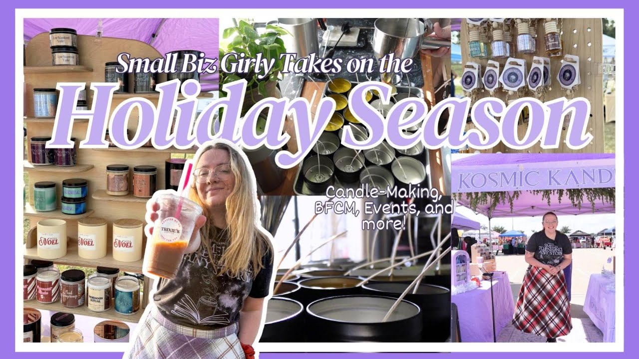 the busiest weeks of the year for a small business owner and I'm taking it REALLY well💫