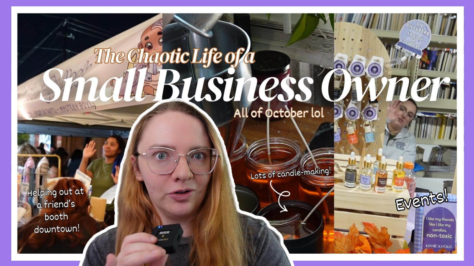 Autumn chaos as a small business owner ✨ A full October vlog (I'm back!)