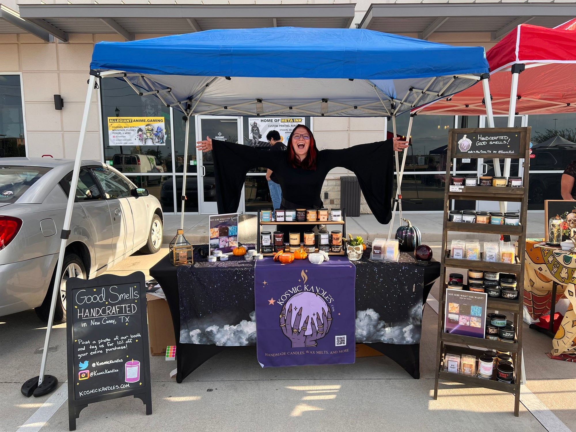 Kosmic Kandles' First Halloween Market A Success!