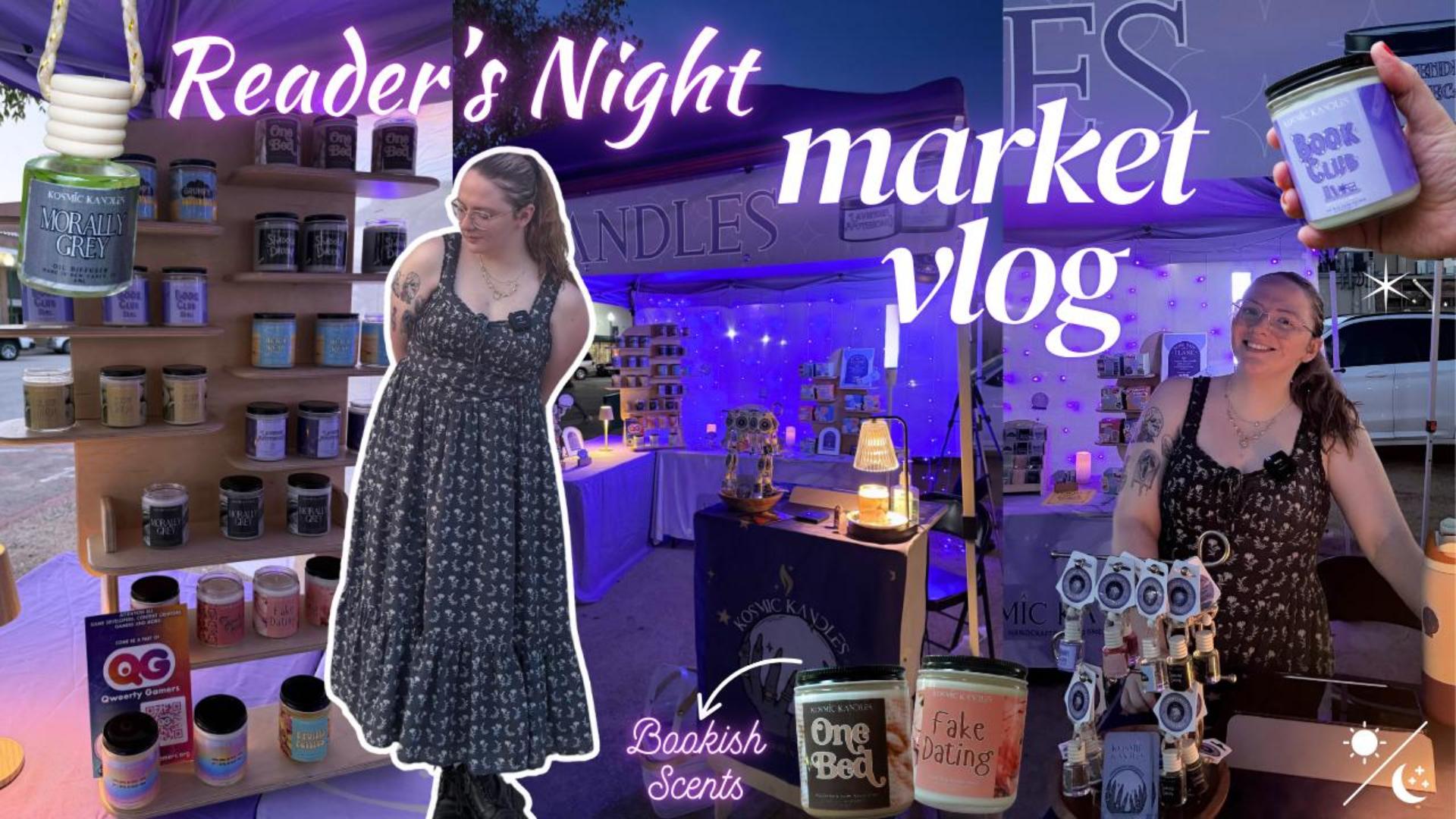 My First Reader's Night Market 📚 Reader's Night August in Downtown Conroe