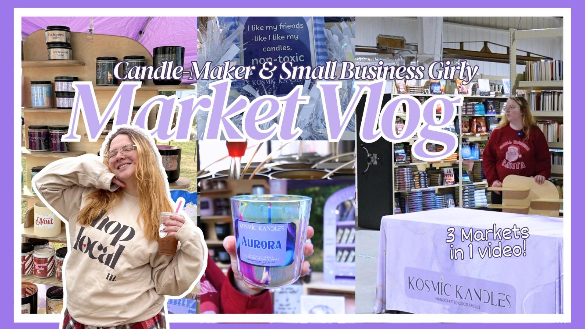 being a small business girly in the winter 💫 market vlog + yapping