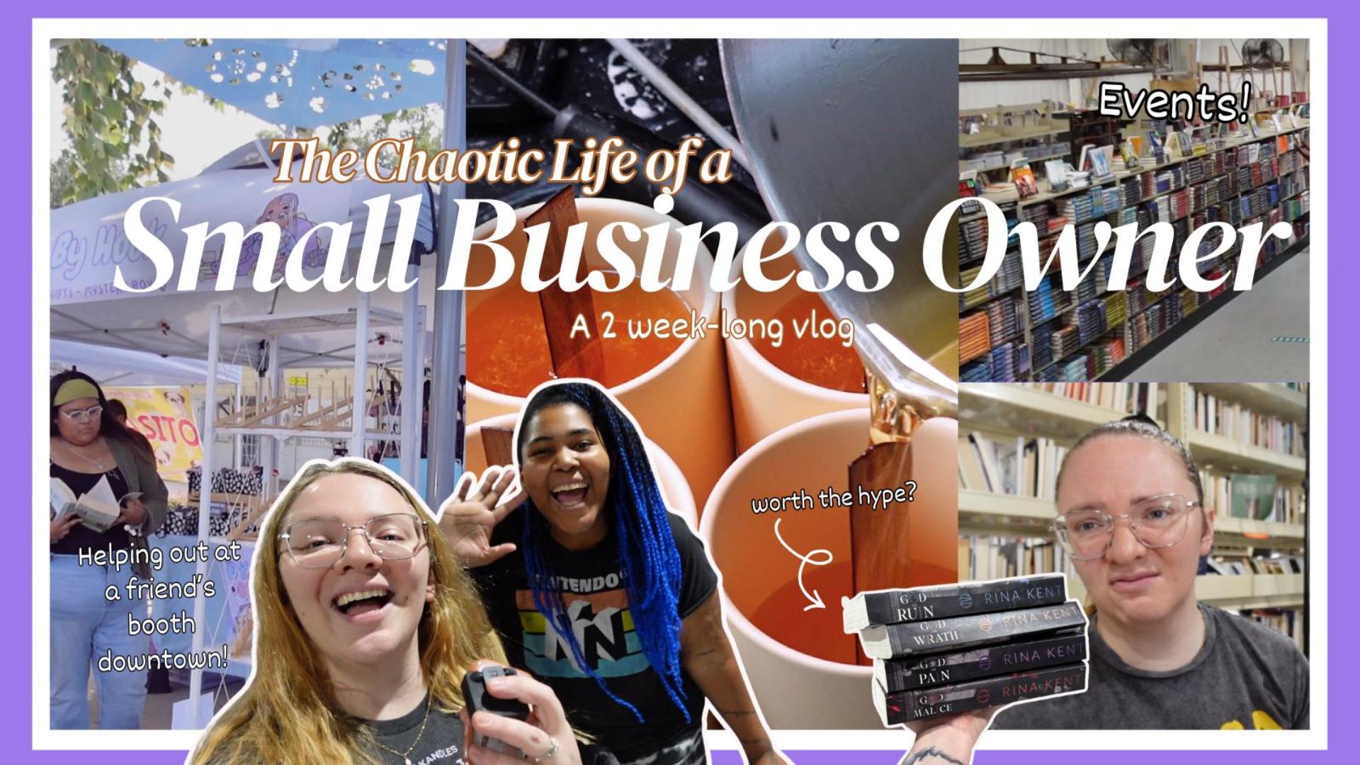 Life as a part-time small business girly in the Fall 🍂🕯️candle-making, events, and yapping