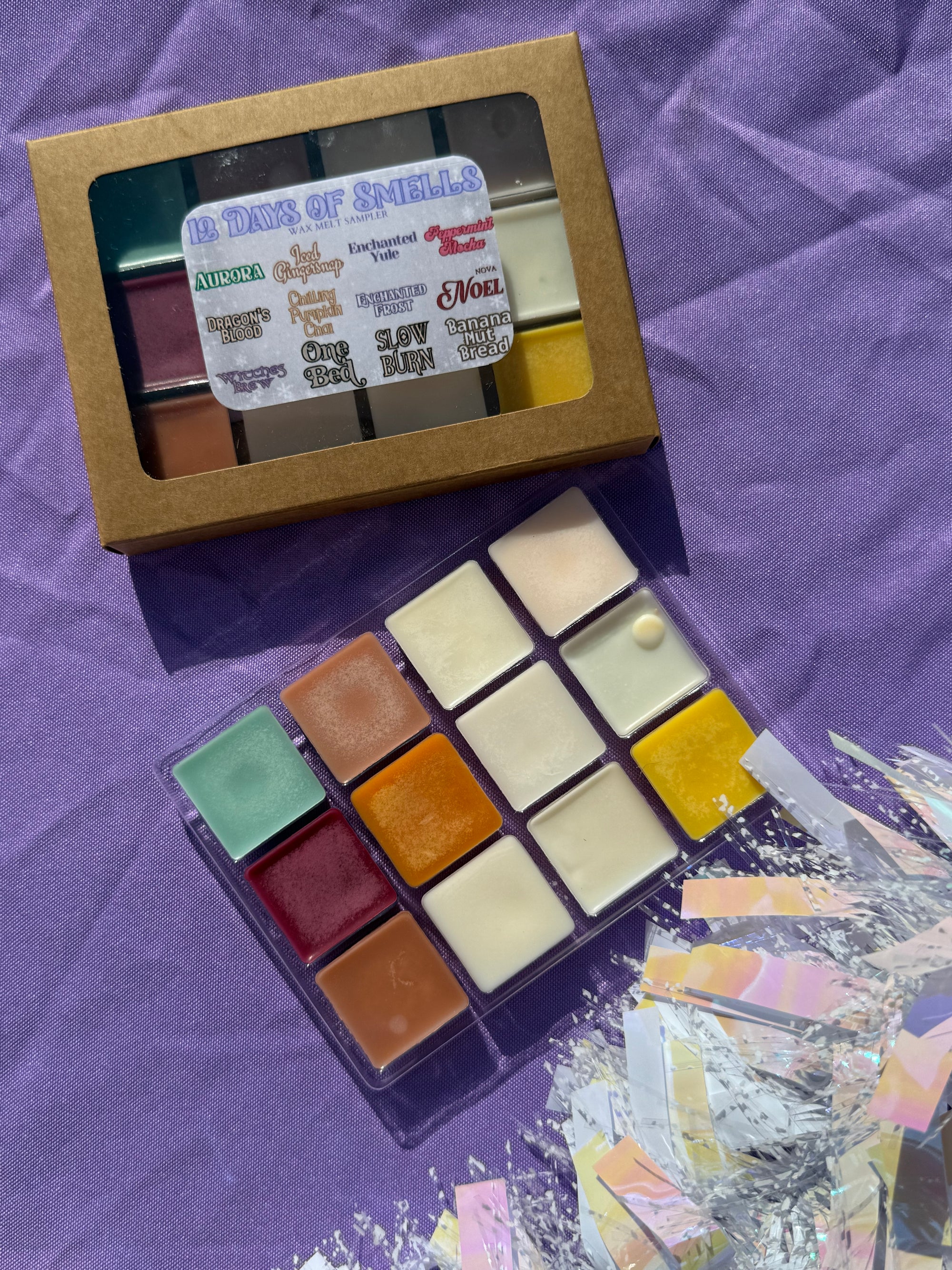 12 Days of Smells Winter Wax Melt Sampler box