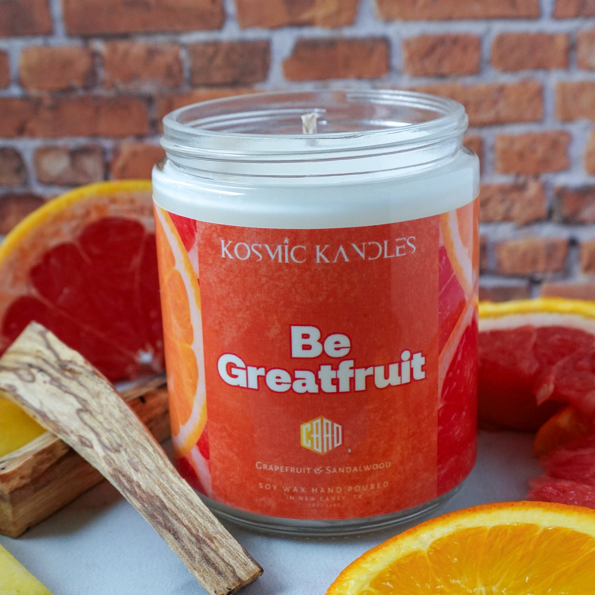 🥭 Be Greatfruit Soy Wax Candle - CBAD