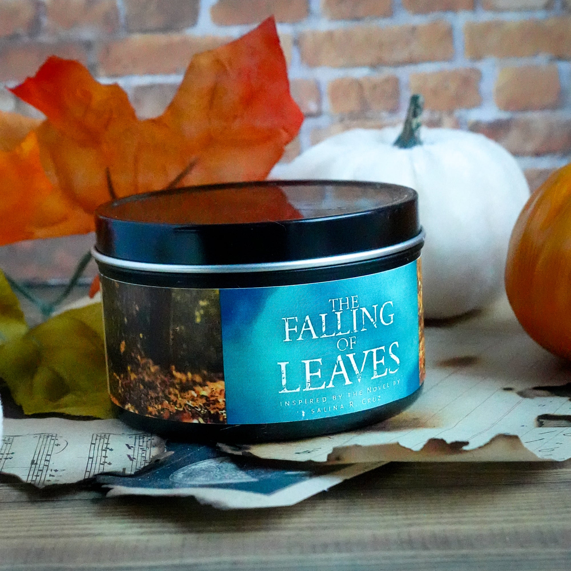 🍂 The Falling of Leaves Soy Wax Candle - Salina R. Cruz