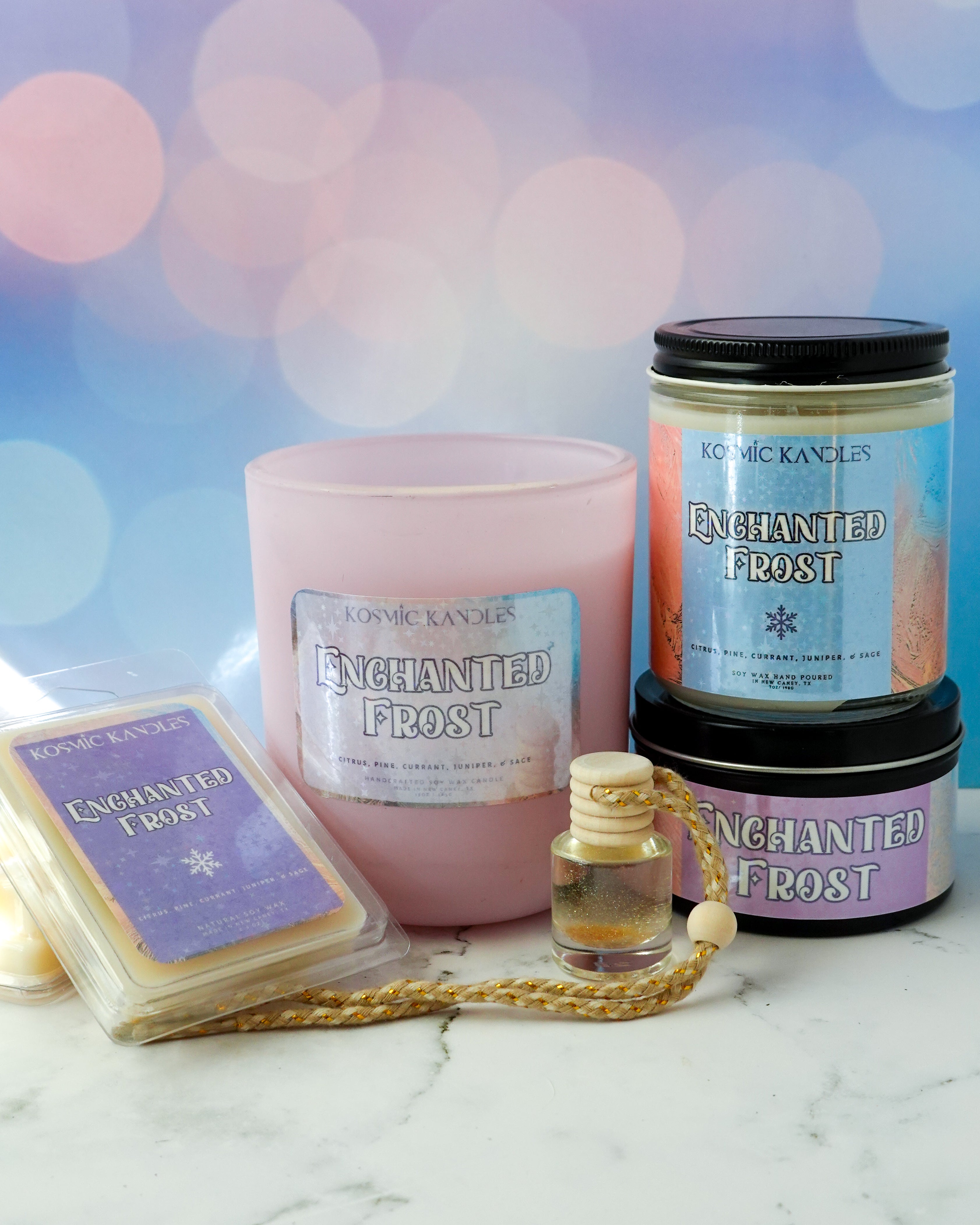 ❄️ Enchanted Frost – Kosmic Kandles
