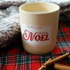 Nova Noel 12oz Ceramic Tumbler Wooden Wick Soy Wax Candle