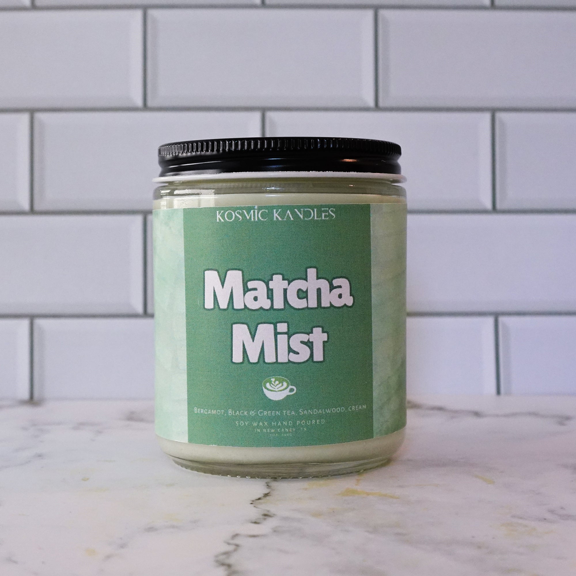 🍵 Matcha Mist Soy Wax Candle