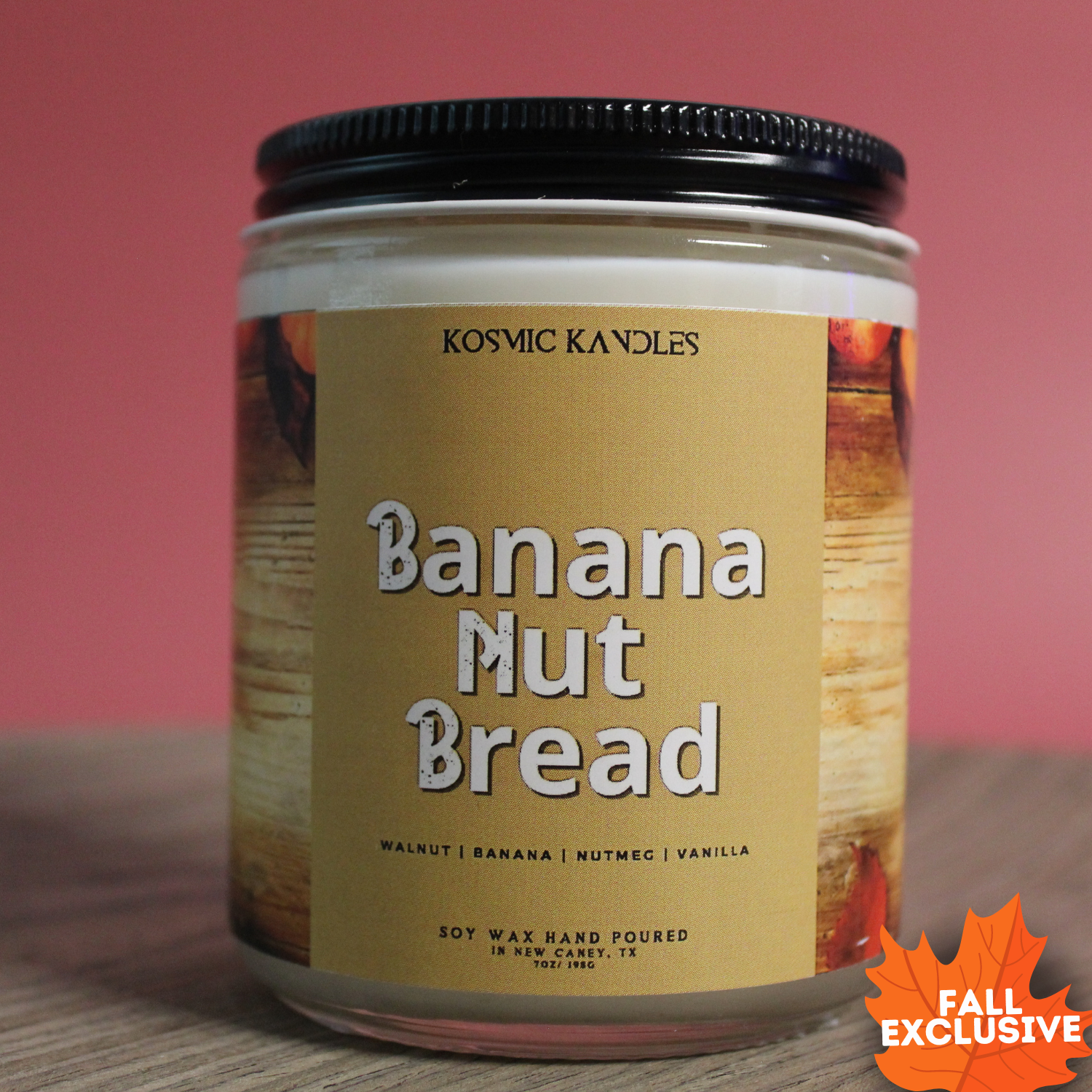 🍞 Banana Nut Bread Soy Wax Candle